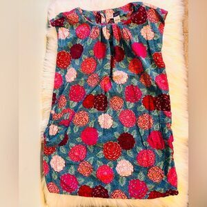 Tea Collection Floral Cap sleeve Dress with Pockets!